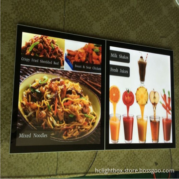 Restaurant Wall Fast Food Menu Board